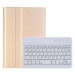 A06B Custodia in pelle Bluetooth Bluetooth A06B Ultra-sottile con slot per penna e supporto per iPad Mini 6 (oro)