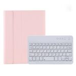 Custodia in pelle Bluetooth Bluetooth A06B ultra-sottile con slot e supporto per penne per iPad Mini 6 (rosa)