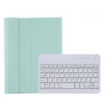 A06B Custodia in pelle Bluetooth A06B Ultra-sottile con slot per penna e supporto per iPad Mini 6 (verde chiaro)