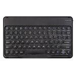 X4 Chiavi rotonde universali Pannello Spray Color Keyboard Bluetooth (nero)