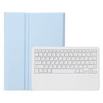 Custodia da tastiera Bluetooth staccabile a colore caramelle A800B con slot a penna per Samsung Galaxy Tab S8+ / S7+ / S7 FE (Ice Blue)