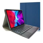 Custodia in pelle a vibrazione orizzontale in TPU con tastiera Bluetooth rimovibile RK11C per iPad Pro 11 2020/2018 con supporto e slot per penna (blu)