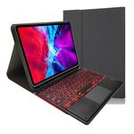 RK11T Retroilluminazione Touch Touch Bluetooth Tastiera Bluetooth TPU Custodia in pelle flip orizzontale per iPad Pro 11 2020/2018 con titolare e slot per penna (nero)