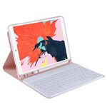 T102B per iPad Air / Pro 10.5 pollici (2019) TPU Candy Color Custodia protettiva per tastiera Bluetooth ultrasottile con supporto e slot per penna (rosa)