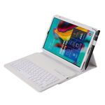 SA610 per Samsung Galaxy Tab S6 Lite 10.4 P610 e P615 (2020) / Tab S5e / T720 Tastiera Bluetooth rimovibile 2 in 1 + Custodia protettiva con texture Litchi con supporto e slot per penna (bianca)