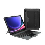 Per Samsung Galaxy Tab S9+ / S9+ 5G Custodia con tastiera combinata con paraurti Nillkin versione retroilluminata