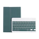 Per Xiaomi Pad 7 / 7 Pro 11.2 pollici A0N13 Custodia per tablet in pelle con tastiera Bluetooth staccabile ultrasottile (verde scuro)