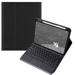Per Infinix Xpad 11 pollici Candy Color Square Keys Bluetooth Keyboard Custodia in pelle con touchpad (nero)