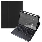 Per OPPO Pad 3 / Pad 2 Custodia in pelle con tastiera Bluetooth color caramella, tasti quadrati con touchpad (nero)