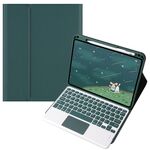 Per OPPO Pad 3 / Pad 2 Custodia in pelle con tastiera Bluetooth color caramella, tasti quadrati con touchpad (verde)