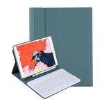 T098B Custodia protettiva per tastiera Bluetooth ultra sottile con colori Candy integrato per iPad Air 4 da 10,9 pollici (2020), con supporto e slot per penna (verde scuro)