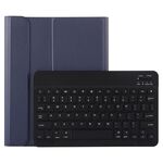 A11B Bluetooth 3.0 Custodia in pelle con tastiera Bluetooth rimovibile ABS ultrasottile per iPad Pro da 11 pollici, 2018, con slot per penna e supporto (blu scuro)