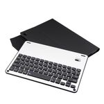 FT-1039B Tastiera staccabile Bluetooth 3.0 in lega di alluminio + custodia in pelle di pelle di agnello per iPad Pro 10.5 pollici / iPad Air (2019), con idrorepellente / regolazione dell'angolo a tre marce / magnetica / funzione sleep (nero)