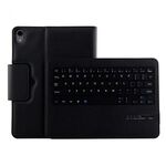 IP011 tastiera staccabile Bluetooth 3.0 ABS + custodia in pelle con texture litchi per iPad Pro 11 pollici (2018), con funzione sleep (nero)