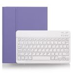 X-11B Custodia per tastiera Bluetooth staccabile con texture liscia per iPad Pro da 11 pollici 2020/2018, con slot per penna (viola chiaro)