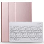 A11 Bluetooth 3.0 Custodia in pelle Bluetooth Bluetooth ABS ultra-sottile ABS con supporto per iPad Pro 11 pollici 2021 (oro rosa)