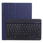 A11B BLUETOOTH 3.0 Custodia in pelle Bluetooth Bluetooth ABS ultra-sottile con supporto e slot da penna per iPad Pro 11 pollici 2021 (blu scuro)