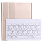 Custodia in pelle Bluetooth Bluetooth ABS Bluetooth 3.0 Ultra-sottile Bluetooth 3.0 con titolare e slot per penna per iPad Pro 11 pollici 2021 (oro)