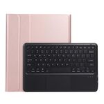 Custodia tablet Bluetooth a Bluetooth ABS ultra-sottile AS2B-A con touchpad & Pen Slot & Holder per iPad Pro 12.9 2021/2020/2018 (oro rosa)