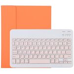TG11B Tastiera Bluetooth rosa staccabile + custodia protettiva in pelle microfibra per iPad Pro da 11 pollici (2020), con slot per penna e supporto (arancione)