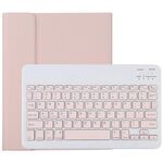 TG11B Tastiera Bluetooth staccabile rosa + custodia protettiva in pelle microfibra per iPad Pro da 11 pollici (2020), con slot per penna e supporto (rosa)