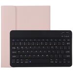 TG11B Tastiera Bluetooth staccabile nera + custodia protettiva in pelle in microfibra per iPad Pro da 11 pollici (2020), con slot per penna e supporto (rosa)