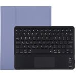 TG109BC Bluetooth Bluetooth Bluetooth BLUETOOTH + custodia protettiva in cuoio in microfibra per iPad Air 2020, con touch pad e slot e supporto per penna (viola)