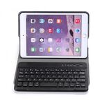 A03 per iPad mini 3/2/1 Custodia universale ultrasottile in ABS orizzontale + tastiera Bluetooth (nera)