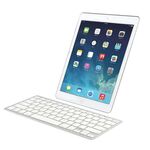 BK3001 Tastiera ultrasottile Bluetooth 3.0 ABS per iPad Air 2 / iPAD Air / iPad 6 / iPad 5 / iPad mini 1/2/3 / Nuovo iPad (iPad 3) / iPad, iPhone 4 e 4S / 3G, Sony PS3, Smart telefoni (bianco)