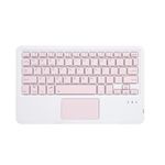 Tastiera Bluetooth senza fili della tavoletta universale da 10 pollici HB119B con pannello tattile (rosa)
