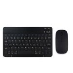 YS-001 Tablet da 9,7-10,1 pollici Tastiera universale Mini Wireless Bluetooth, Stile: con mouse Bluetooth (nero)
