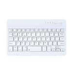 YS-001 Tablet da 7-8 pollici Tastiera universale senza fili Bluetooth Mini, Stile: solo tastiera (bianca)