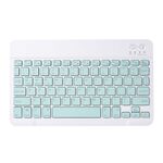 Tastiera Bluetooth portatile ultrasottile universale per tablet Telefoni, Dimensioni: 7 pollici (tastiera verde)