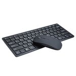 Mini tastiera wireless ultra sottile X5 + set mouse wireless, supporto per sistema Win / Android / IOS (nero)