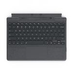Per Microsoft Surface Pro 8 / 9 / X Tastiera Bluetooth Tastiera magnetica per tablet wireless con retroilluminazione touch con slot per penna (grigio)
