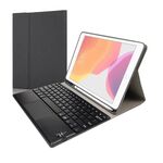 Tastiera Bluetooth di plastica magnetica rk109C con touchpad + copertura protettiva in tpu del modello di seta per iPad Air 2020, con slot e staffa della penna (argento)
