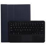 Tastiera Bluetooth rimovibile A11-A 2 in 1 + custodia protettiva in pelle con touchpad e supporto per iPad Pro 11 2021/2020/2018, iPad Air 2020 (nero)