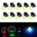 10 pezzi 2W T3 T3 Wedge Strument Pongel LED LED Caster Clustro Indicatore Bulbo della lampada (luce blu ghiacciata)