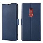 Per le frecce Fujitsu Be4 più F-41B Fibbia laterale a tensione ultra-thin PU + TPU Leather Telefono (blu)