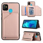 Per tecno pop5 skin sens Pu + TPU + PC Phone Case (rosa oro)