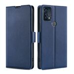 Per TCL 20B 6159K Ultra-thin Tensione Filla laterale PU + TPU Leather Telefono (blu)