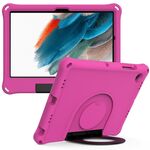 Per Samsung Galaxy Tab A8 Eva Hand Hand Handlet Tablet Case (Rose Red)