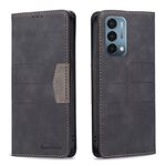 Per OnePlus Nord N200 5G Splicing Leather Telefono (nero)