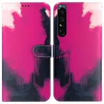 Per Sony Xperia 1 IV Custodia per telefono in pelle di flip (colore delle bacche)