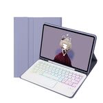 T07B-AS Skin Sent Pen Slot Touch Pad Tablet tablet tablet bluetooth tablet per iPad 9.7 2018 e 2017 / Pro 9.7 / Air 2 (Purple)