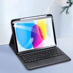 Per iPad 10th Gen 10.9 2022 DUX DUCIS Custodia in pelle con tastiera Bluetooth serie TK con touchpad e funzione Smart Sleep (nero)