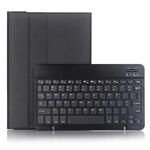 Custodia per tablet in pelle con tastiera touch Bluetooth per iPad Pro 11 2024 A13B con slot per penna (nero)