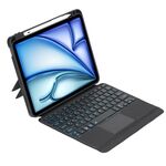 T11B-AS Custodia con tastiera Bluetooth retroilluminata rotante staccabile per iPad Air 11 2024 / Air 5 / Air 4 10.9 / Pro 11 2022 2021 2020 2018