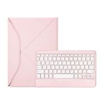 Case tablet in pelle bluetooth a penna a penna Z102B per iPad 10.2 2021/2020/2019 (rosa)