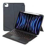 T11-AS Per iPad Air 5/4 10.9/Pro 11 2022&2021&2020&2018 Touch Retroilluminazione Split Type Custodia in pelle per tastiera Bluetooth